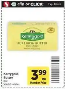 Safeway Kerrygold Butter offer