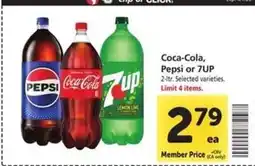 Safeway Coca-Cola, Pepsi or 7UP offer