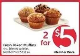 Safeway Fresh Baked Muffins offer
