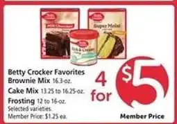 Safeway Betty Crocker Favorites offer