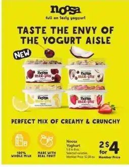 Safeway Noosa Yoghurt offer