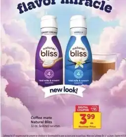 Safeway Coffee Mate Natural Bliss offer