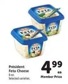 Safeway Président Feta Cheese offer