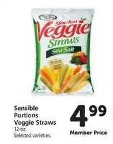 Safeway Sensible Portions Veggie Straws offer
