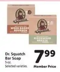 Safeway Dr. Squatch Bar Soap offer