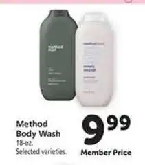 Safeway Method Body Wash offer