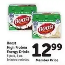Safeway Boost High Protein Energy Drinks offer