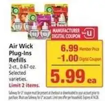Safeway Air Wick Plug-Ins Refills offer