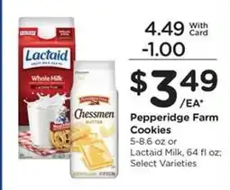 Kroger Pepperidge Farm Cookies or Lactaid Milk offer
