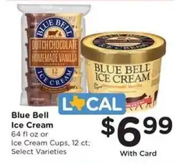 Kroger Blue Bell Ice Cream offer