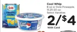 Kroger Cool Whip or Dole Pineapple offer