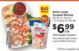 Kroger Extra Large Cooked Shrimp offer