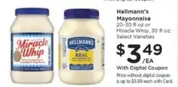 Kroger Hellmann's Mayonnaise offer