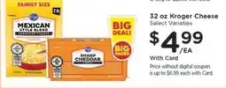 Kroger Kroger Cheese offer