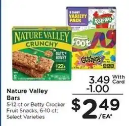 Kroger Nature Valley Bars offer