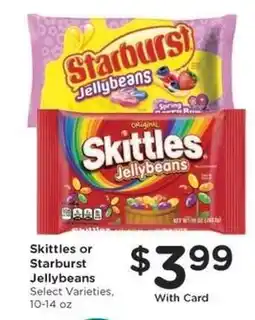 Kroger Skittles or Starburst Jellybeans offer