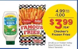 Kroger Checker's Frozen Fries offer