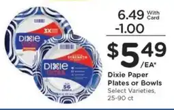 Kroger Dixie Paper Plates or Bowls offer