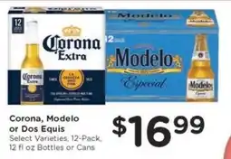 Kroger Corona, Modelo or Dos Equis offer