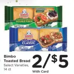 Kroger Bimbo Toasted Bread offer