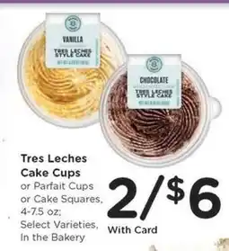 Kroger Tres Leches Cake Cups offer