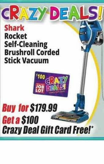 Ocean State Job Lot Shark Rocket Self-cleaning Brushroll Corded Stick Vacuum offer