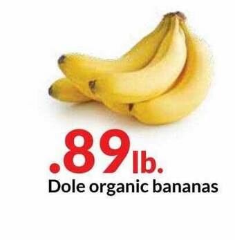 Hy-Vee Dole Organic Bananas offer