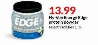 Hy-Vee Hy-Vee Energy Edge Protein Powder offer