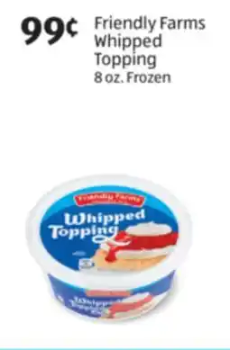 Aldi Friendly Farms Whipped Topping offer