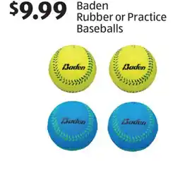 Aldi Baden Rubber or Practice Baseballs offer