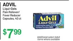 Health Mart ADVIL Liqui-Gels Pain Reliever/Fever Reducer Capsules offer
