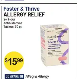 Health Mart Foster & Thrive ALLERGY RELIEF offer