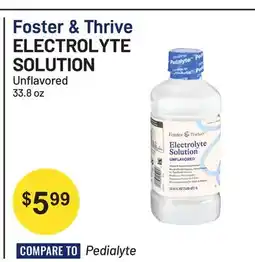 Health Mart Foster & Thrive ELECTROLYTE SOLUTION offer