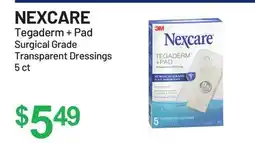 Health Mart NEXCARE Tegaderm + Pad Surgical Grade Transparent Dressings offer