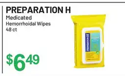 Health Mart PREPARATION H Medicated Hemorrhoidal Wipes offer