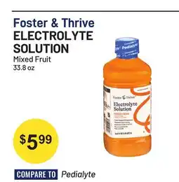 Health Mart Foster & Thrive ELECTROLYTE SOLUTION Mixed Fruit offer
