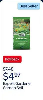 Walmart Expert Gardener Garden Soil for In-Ground Plants offer