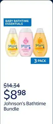 Walmart Johnson's Bathtime Bundle offer