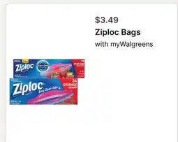 Walgreens Ziploc Bags offer