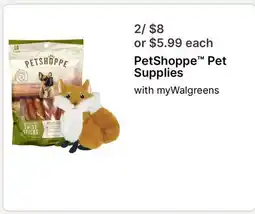 Walgreens PetShoppe Pet Supplies offer