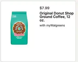 Walgreens Original Donut Shop Ground Coffee, 12 oz offer