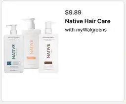 Walgreens Native Hair Care offer