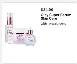 Walgreens Olay Super Serum Skin Care offer