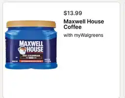 Walgreens Maxwell House Coffee offer