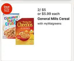 Walgreens General Mills Cereal offer