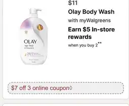Walgreens Olay Body Wash offer