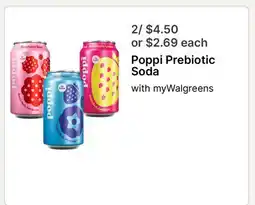 Walgreens Poppi Prebiotic Soda offer