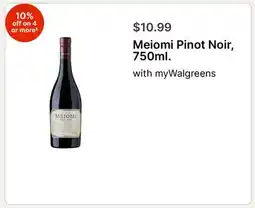 Walgreens Meiomi Pinot Noir, 750ml offer