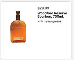 Walgreens Woodford Reserve Bourbon offer