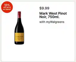 Walgreens Mark West Pinot Noir, 750ml offer